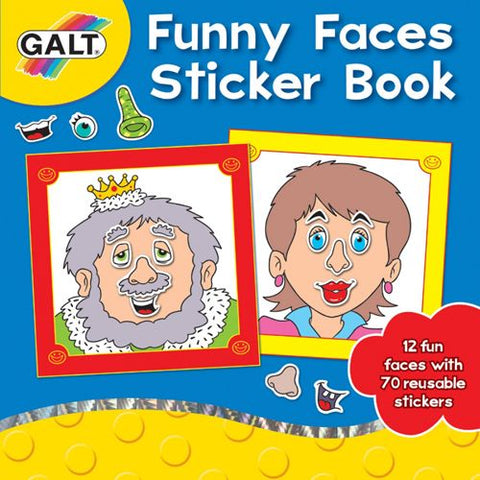 Galt - Funny Faces Sticker Book