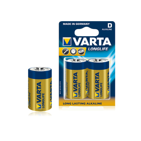Varta - Set 2 Baterii Tip D Longlife