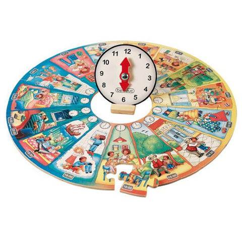 Beleduc - Puzzle Circular Invata Ceasul