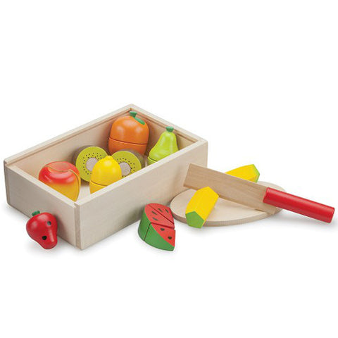New Classic Toys - Cutie cu Fructe din Lemn