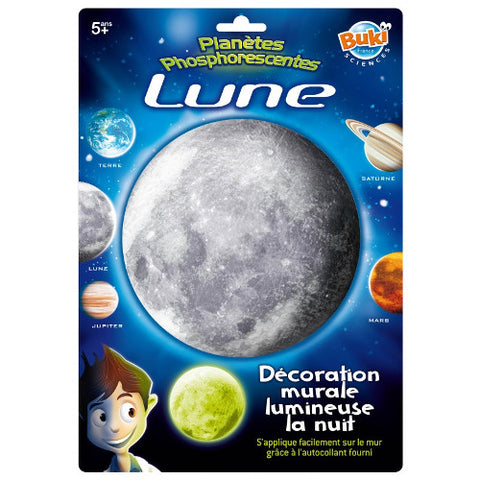 Buki France - Decoratiuni de Perete Fosforescente - Luna