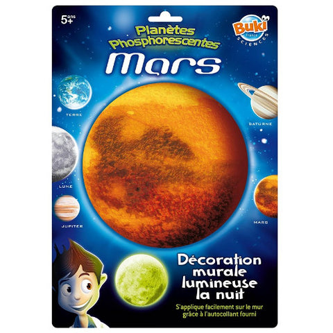 Buki France - Decoratiuni de Perete Fosforescente - Marte