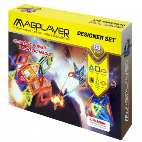 Magplayer - Set de constructie magnetic - 83 piese 