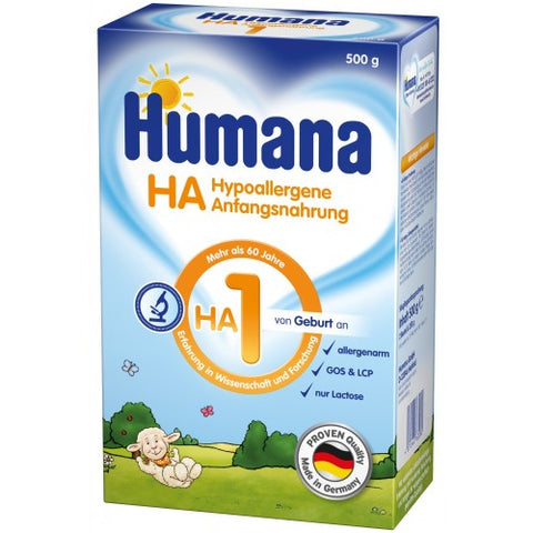 Humana - Lapte Praf Humana HA 1, 0 luni, 500 g