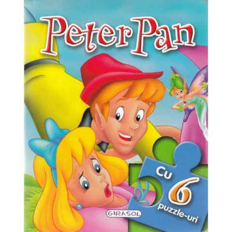 Editura Girasol - Carte cu Puzzle Peter Pan