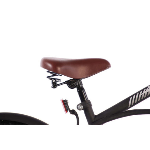 EandL CYCLES - Bicicleta Black Cruiser 18 inch