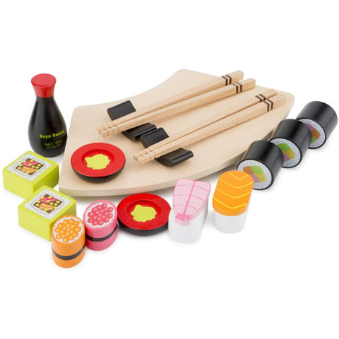 New Classic Toys - Set de Joaca din Lemn Sushi