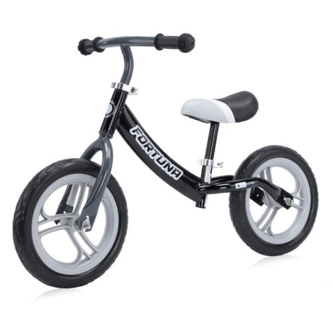 Bicicleta de Echilibru Lorelli fara Pedale pentru Copii Fortuna Grey & Black