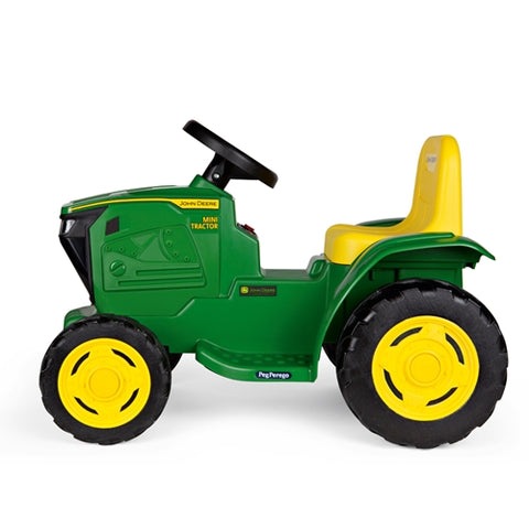 Tractor electric Mini JD John Deere, 6V, 12luni +, Verde / Galben