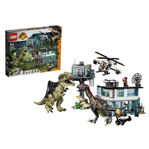 LEGO Jurassic World Atacul Giganotozaurului si Therizinosaurului 76949