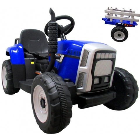 R-Sport - Tractor Electric R-Sport cu Sunete si Lumini C1 Albastru