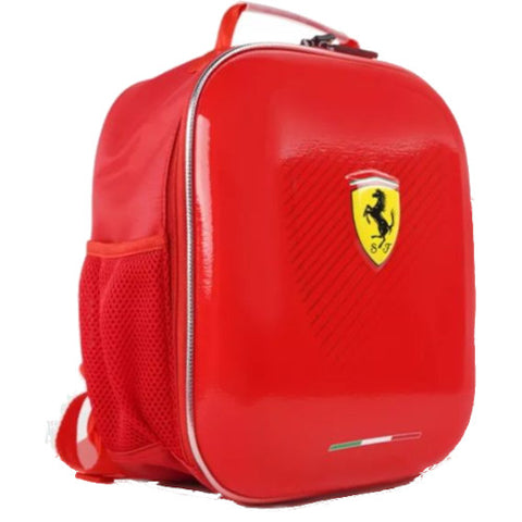 Ghiozdan Ferrari design 3D, culoare rosie
