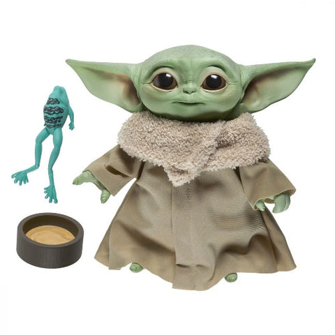 Hasbro - Jucarie Interactiva din Plus Baby Yoda, The Child Mandalorian