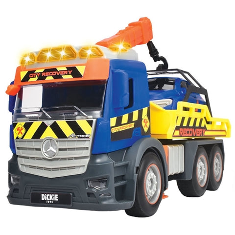  Dickie Toys - Camion de Tractare Dickie Toys Mercedes Recovery cu Masinuta