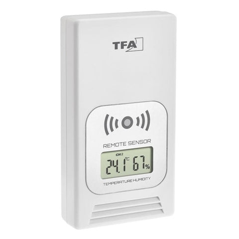 TFA  - Statie Meteo Wireless LIFE TFA cu Transmitator Wireless Extern Inclus, Negru