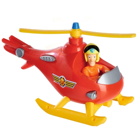 Simba - Elicopter Simba Fireman Sam Wallaby cu Figurina Tom