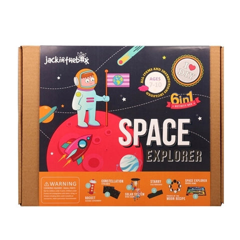 Set Creativ 6-In-1 Jack in the box Exploratori Spatiali