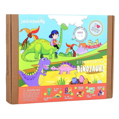 Set Creativ 6-In-1 Jack in the box Descopera Dinozaurii