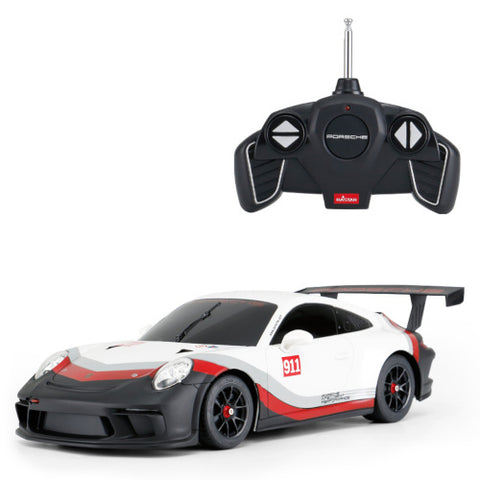 Rastar - Masinuta cu Telecomanda Porsche 911 GT3 CUP, Scara 1:18