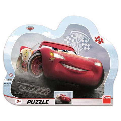 Puzzle cu Rama Dino Cars 3: Fulger McQueen 25 Piese