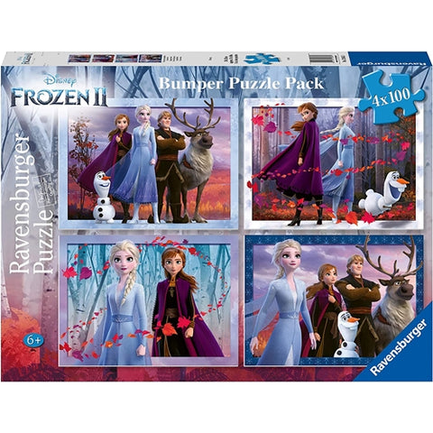 Ravensburger  - Puzzle Ravensburger Frozen II, 4 x 100 Piese