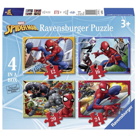 Ravensburger  - Puzzle Ravensburger Spider-Man 12/16/20/24 Piese