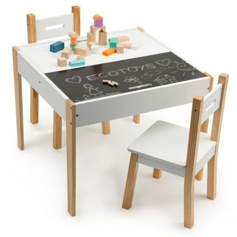 Set de masa cu doua scaune pentru copii OTI43