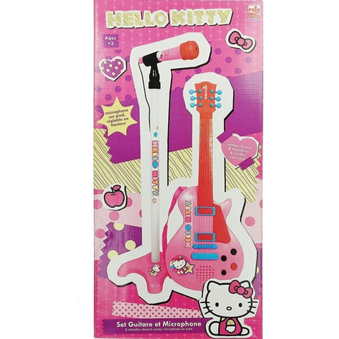Set Chitara si Microfon Reig Musicales Roz Hello Kitty