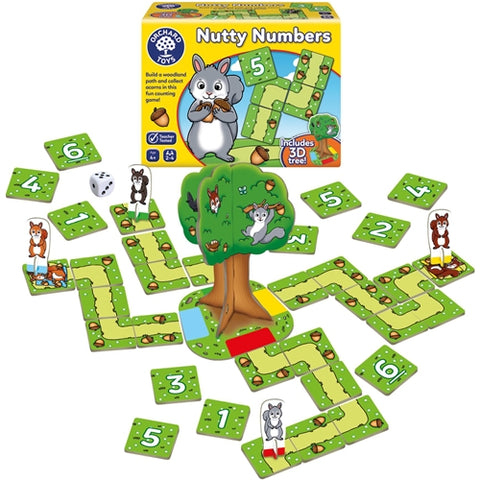  Orchard Toys- Joc Educativ cu Numere Veveritele NUTTY NUMBERS