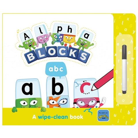 Alphablocks - Carticica Scriu si Stergin Limba Engleaza, ABC