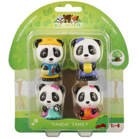 Klorofil - Set Figurine Familia de Ursuleti Panda  
