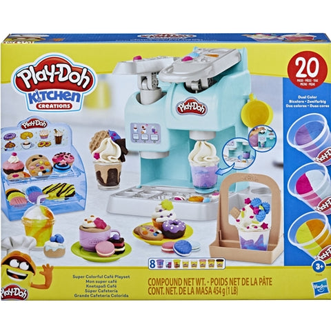 Hasbro - Set de Joaca Plastilina Cafena Play-Doh, 8 culori