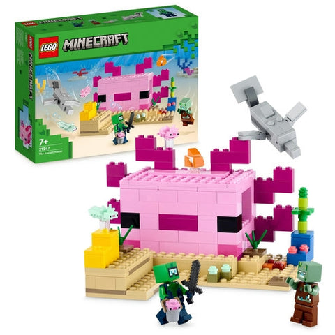 Lego - LEGO Minecraft Casa Axolotl 21247