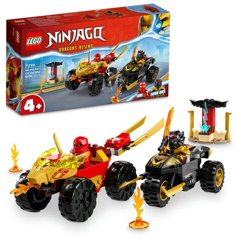 Lego - LEGO Ninjago Masina lui Kai si Motocicleta lui Ras 71789