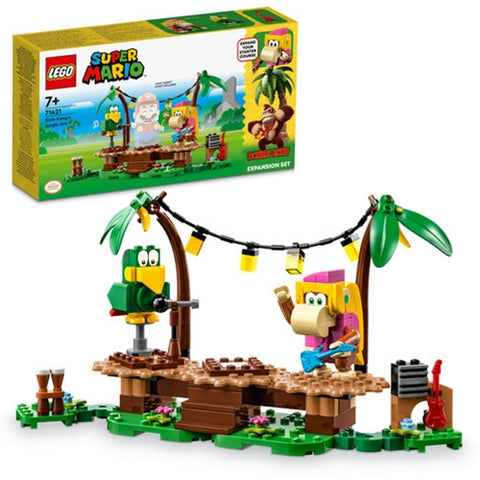 Lego - LEGO Super Mario Set de Extindere - Concertul lui Dixie Kong in jungla 71421