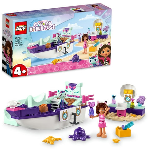 Lego - LEGO Gabby's Dollhouse Barca cu Spa a lui Gabby si a Pisirenei 10786