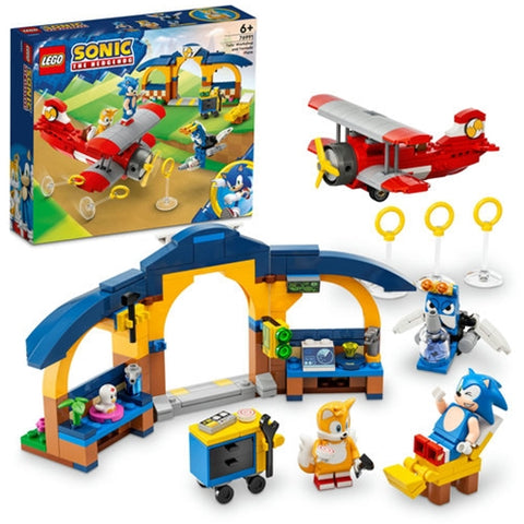 Lego - LEGO Sonic the Hedgehog Atelierul lui Tails si avion Tornado 76991