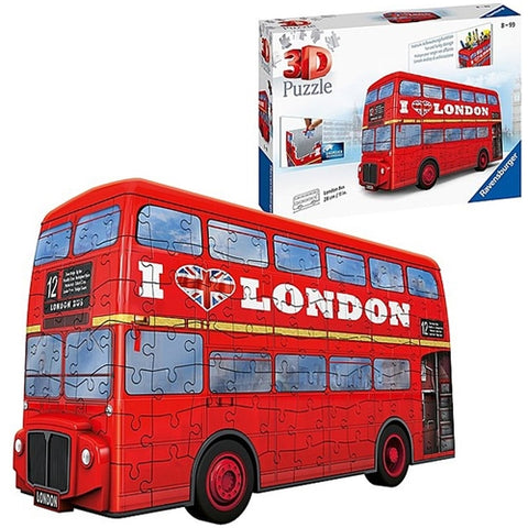 Ravensburger - Puzzle 3D Autobuz Londra, 216 Piese