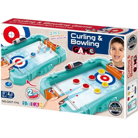 Bufnitel  - Joc 2 in 1 Bufnitel Bowling & Curling