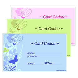Castiga 3 Carduri Cadou in valoare de 1000 RON fiecare