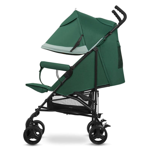 Carucior sport, Lionelo, Elia, Cu husa de picioare, Cu plasa de tantari, Conform cu standardul european de securitate EN1888-1, Verde inchis