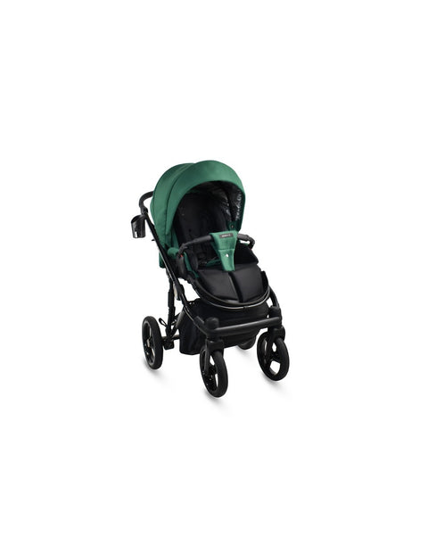 Carucior copii 2 in 1, reversibil, complet accesorizat, 0-36 luni, Bexa Glamour Verde Smarald