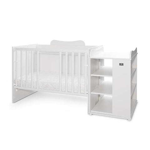 Patut modular multifunctional, 5 confirgurari diferite, 190 x 72 cm, Multi, White