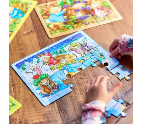 Cutie puzzle x 4 Peter Rabbit