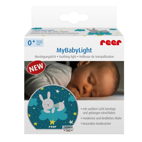 Lampa de veghe cu LED MyBabyLight Bunny, 0+ luni, Reer 52371