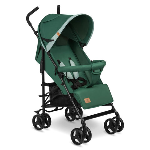 Carucior sport, Lionelo, Elia, Cu husa de picioare, Cu plasa de tantari, Conform cu standardul european de securitate EN1888-1, Verde inchis