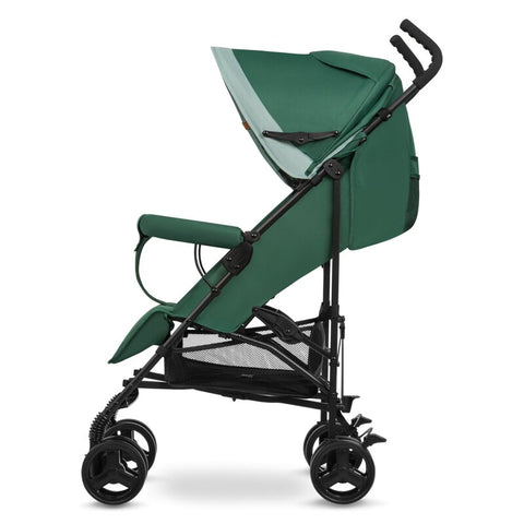 Carucior sport, Lionelo, Elia, Cu husa de picioare, Cu plasa de tantari, Conform cu standardul european de securitate EN1888-1, Verde inchis