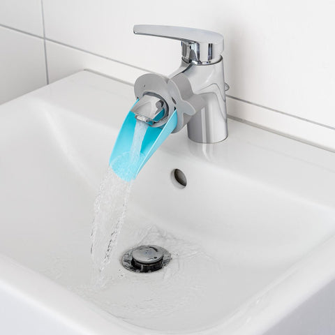 Extensie pentru robinet de apa MyHappyBath Extender, flexibila, fara BPA, 6+ luni, Reer 76052