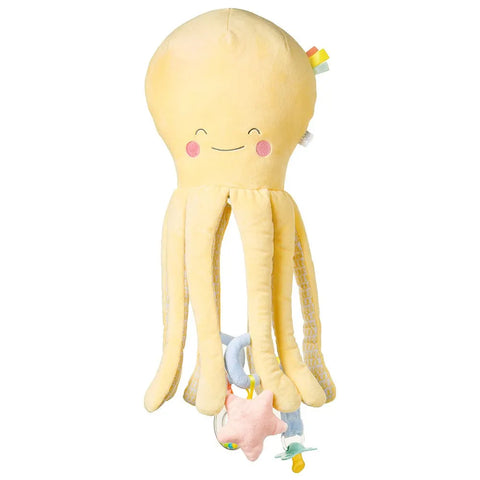 Jucarie senzoriala, de plus, Happy Sea Multiactivity Giant Octopus - Yellow