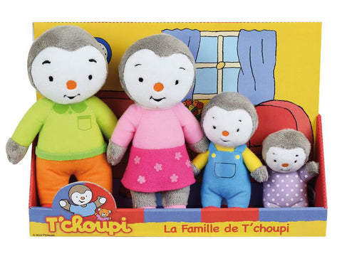 Set 4 Plusuri Jemini Familia De Pinguini Tchoupi